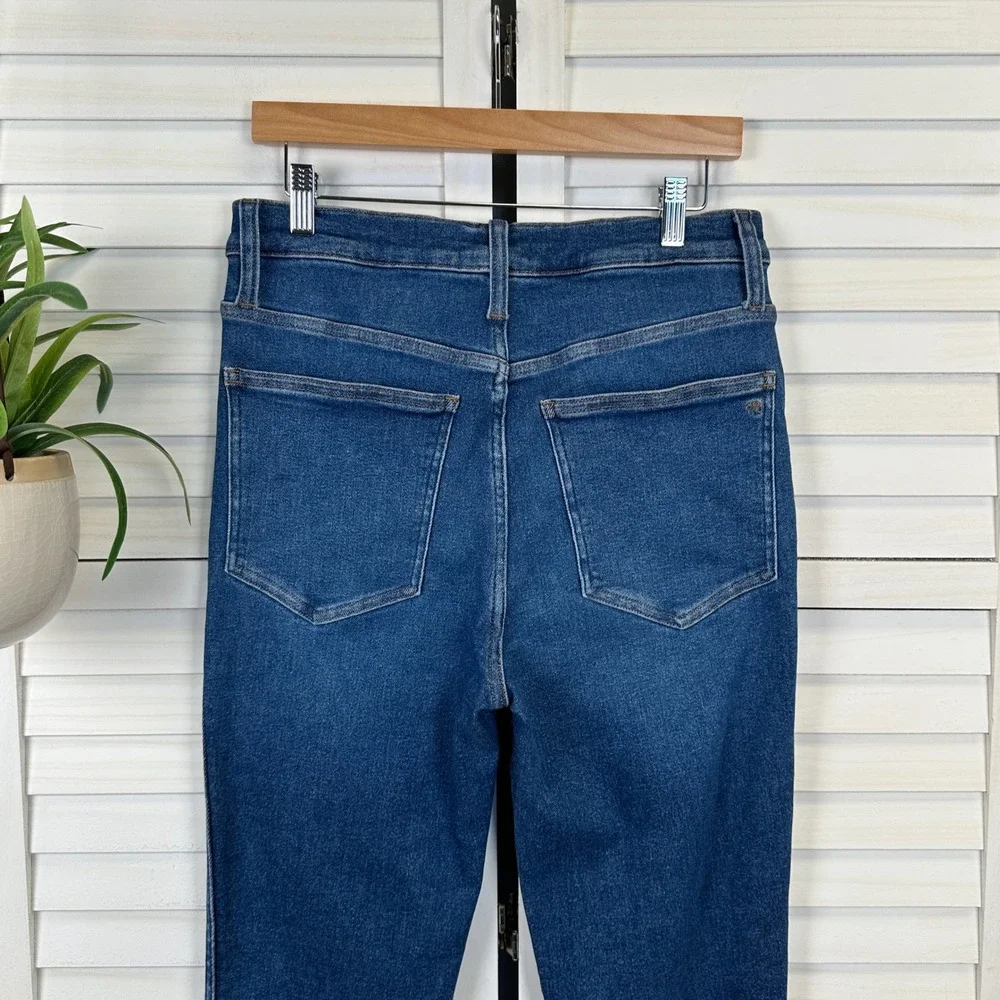 Madewell Stovepipe Jeans Womens Size 28 High Rise Dark Wash‎ Slim Straight Pants